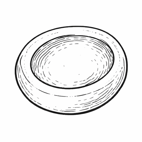 Line Drawing of a Grounding Stone