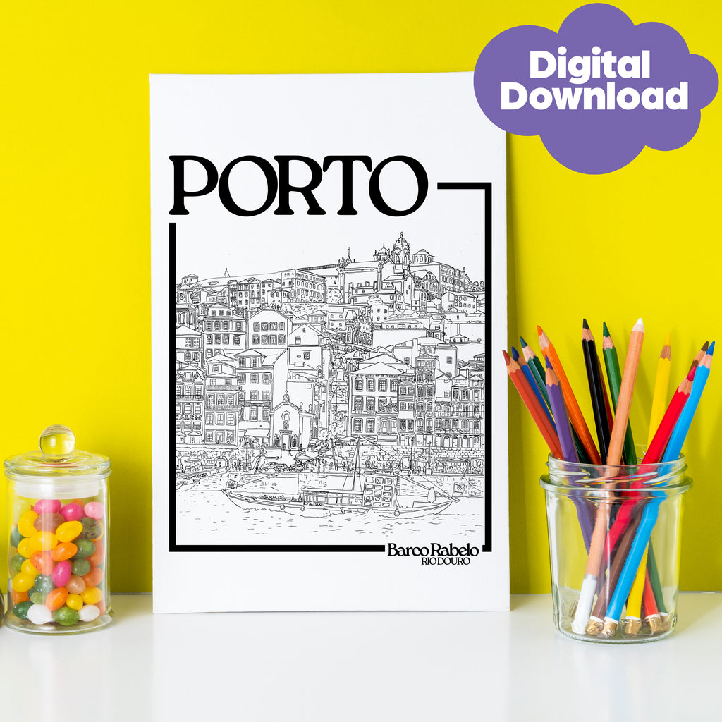 Mindfulness Colouring For Adults - Porto